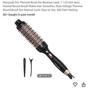 Wavytalk Thermal Brush for Blowout Look